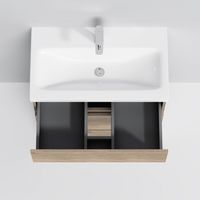 Тумба под раковину AM.PM GEM S 75 см напольная 3 ящика / M91FSX0752OF светлый дуб — 6