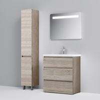 Тумба под раковину AM.PM GEM S 75 см напольная 3 ящика / M91FSX0752OF светлый дуб — 3