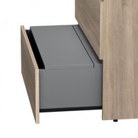 Тумба под раковину AM.PM GEM S 75 см напольная 3 ящика / M91FSX0752OF светлый дуб — 8