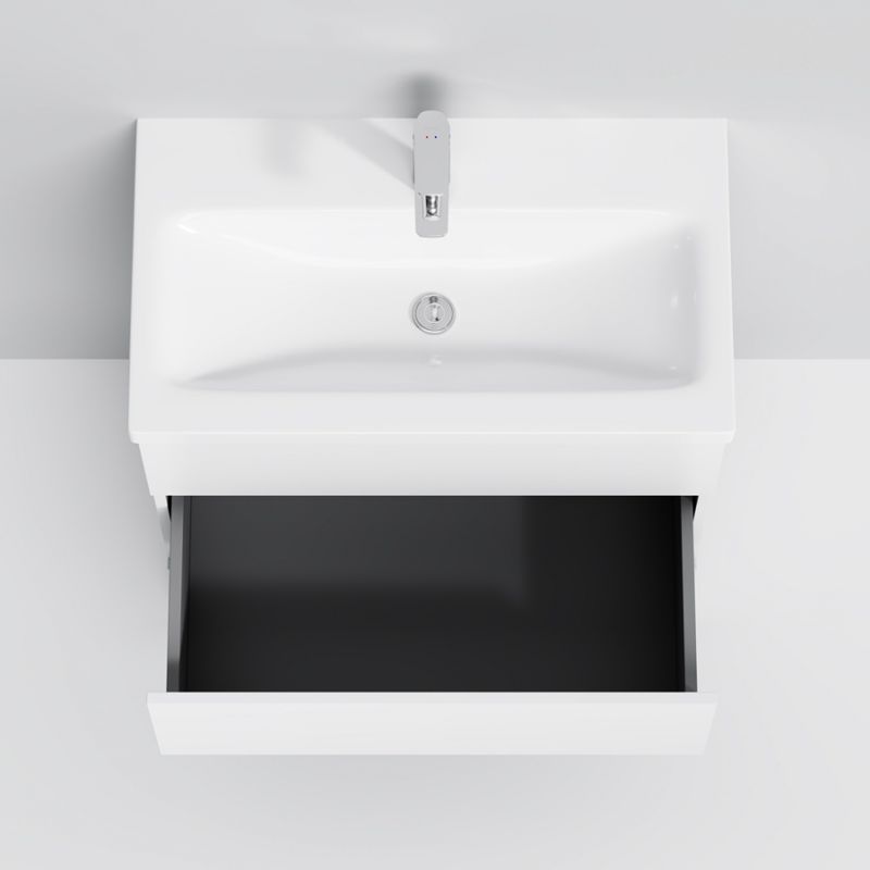 Тумба под раковину AM.PM GEM S 75 см напольная 3 ящика / M91FSX0752WG белый глянец