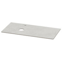 Столешница для ванной Brevita Misty Роял 100 см MA01-100 керамогранит серый — 1