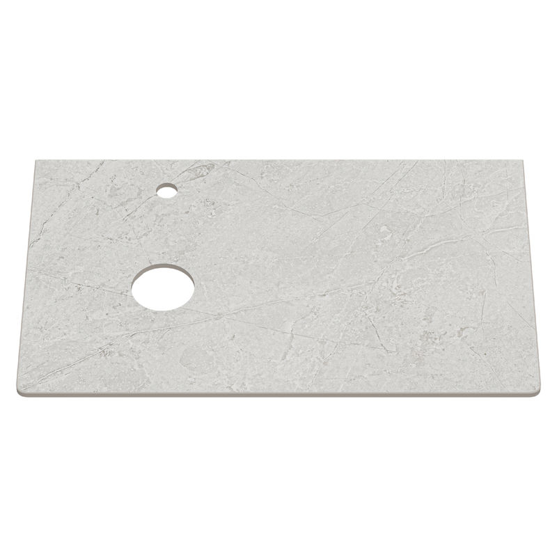 Столешница для ванной Brevita Misty Роял 80 см MA01-80 керамогранит серый