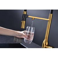 Смеситель для кухни Paulmark Magneto One Ma213188-BG брашированное золото — 12
