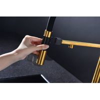Смеситель для кухни Paulmark Magneto One Ma213188-BG брашированное золото — 9
