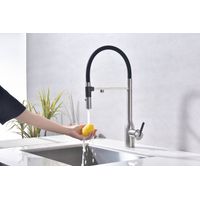 Смеситель для кухни Paulmark Magneto One Ma213188-BS брашированная сталь — 6