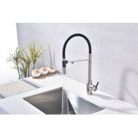 Смеситель для кухни Paulmark Magneto One Ma213188-BS брашированная сталь — 4