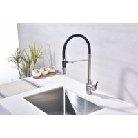 Смеситель для кухни Paulmark Magneto One Ma213188-BS брашированная сталь — 3