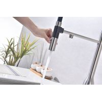Смеситель для кухни Paulmark Magneto One Ma213188-BS брашированная сталь — 11