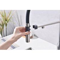 Смеситель для кухни Paulmark Magneto One Ma213188-BS брашированная сталь — 9