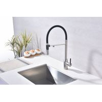 Смеситель для кухни Paulmark Magneto One Ma213188-BS брашированная сталь — 2