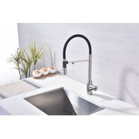 Смеситель для кухни Paulmark Magneto One Ma213188-BS брашированная сталь — 5