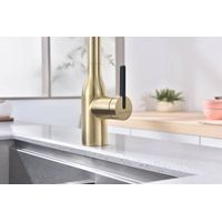 Смеситель для кухни Paulmark Magneto One Ma213188-SBG светлое брашированное золото — 13