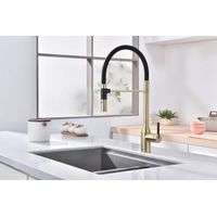 Смеситель для кухни Paulmark Magneto One Ma213188-SBG светлое брашированное золото — 2