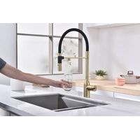 Смеситель для кухни Paulmark Magneto One Ma213188-SBG светлое брашированное золото — 6