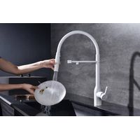 Смеситель для кухни Paulmark Magneto One Ma213188-WH белый — 8