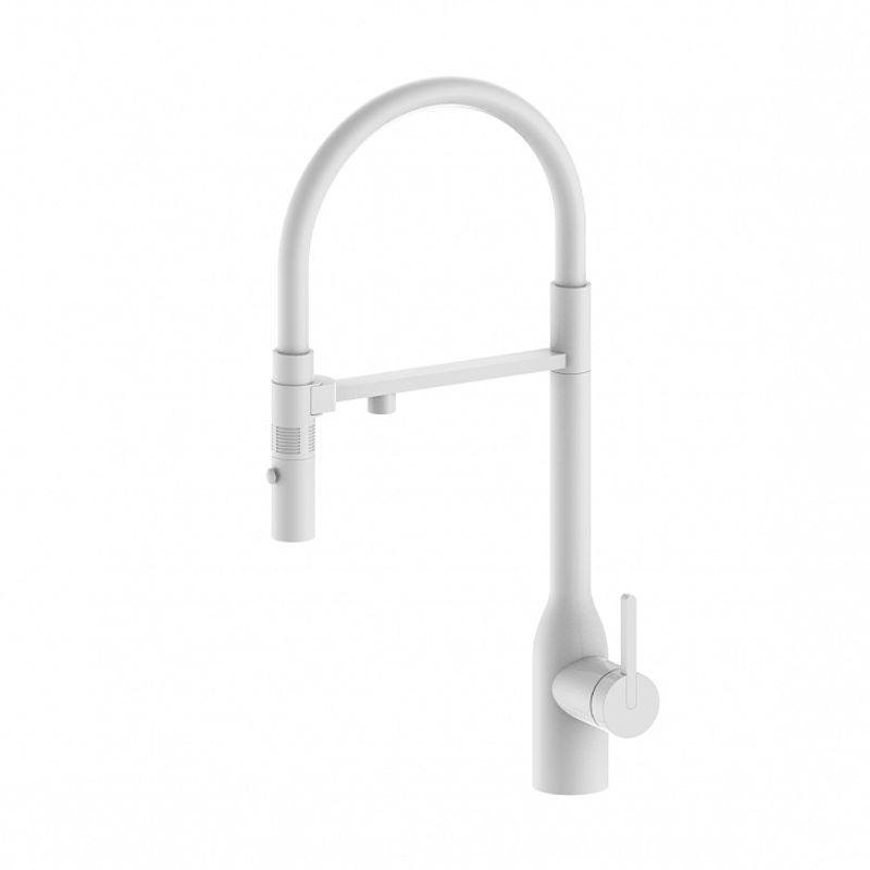 Смеситель для кухни Paulmark Magneto One Ma213188-WH белый