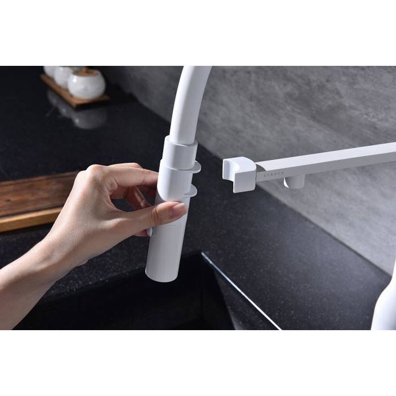 Смеситель для кухни Paulmark Magneto One Ma213188-WH белый