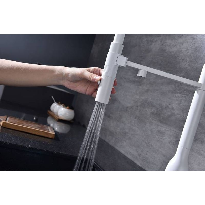 Смеситель для кухни Paulmark Magneto One Ma213188-WH белый