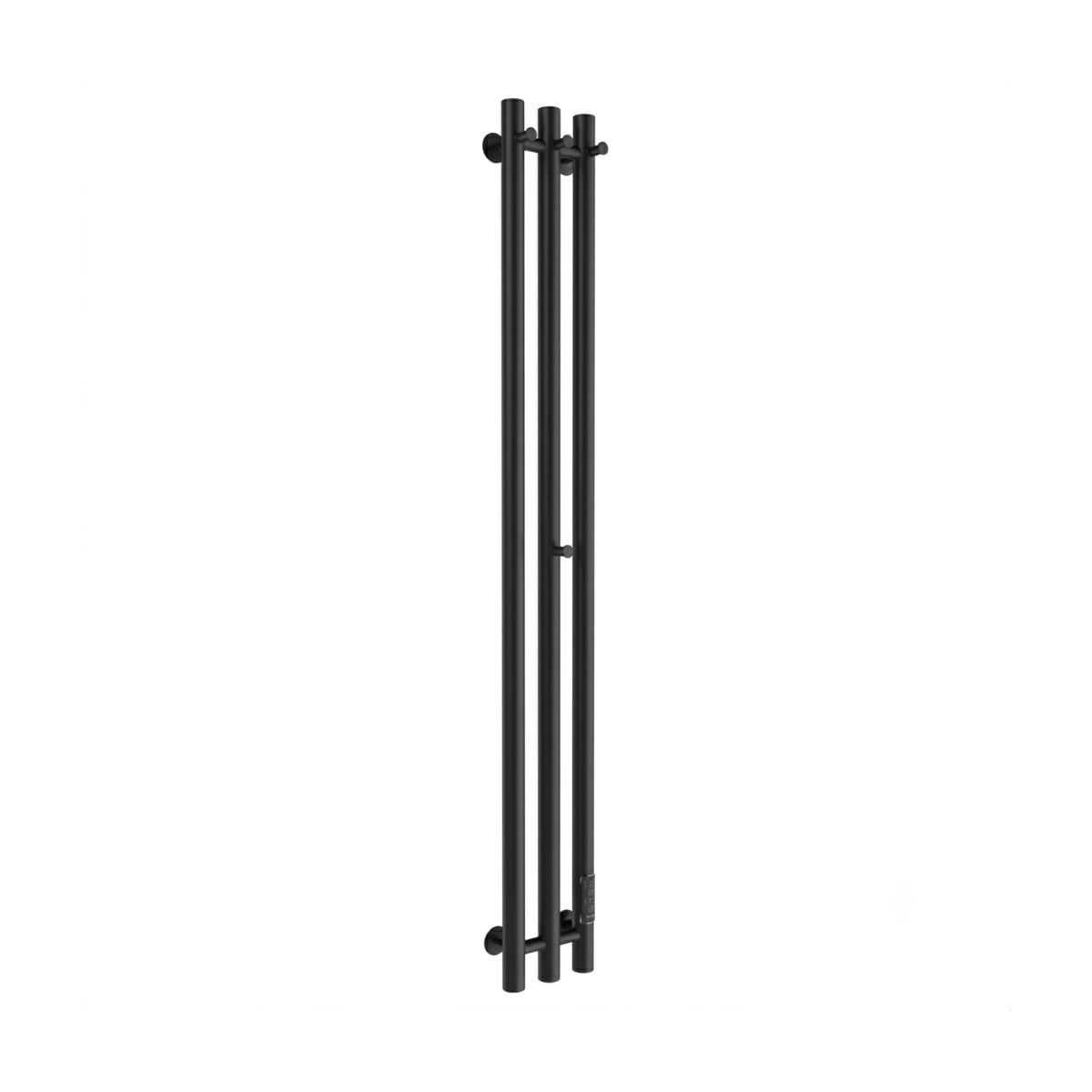 Маргроид Ferrum Inaro 3 СНШ 100*6*12 Черный матовый, скрытого монтажа, таймер справа (крючки 3/1)