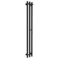 Маргроид Ferrum Inaro 3 СНШ 150*6*12 Черный матовый, скрытого монтажа, таймер справа по середине (крючки 3/1)