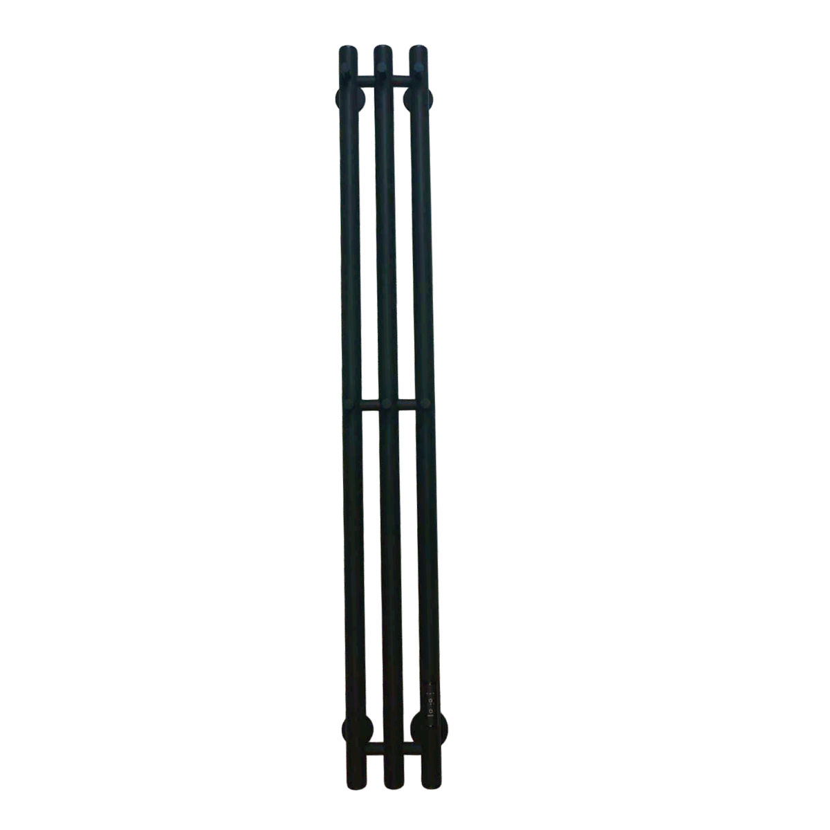 Маргроид Ferrum Inaro СНШ 100*6*12 Черный матовый, скрытого монтажа, таймер справа (6 крючков)