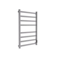 Полотенцесушитель электрический Маргроид Ferrum Вид 81/10 СНШ профильный (перекладины 30x10, 4+4) 80/50 Графит, скрытого монтажа, таймер справа — 1