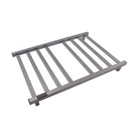 Полотенцесушитель электрический Маргроид Ferrum Вид 81/10 СНШ профильный (перекладины 30x10, 4+4) 80/50 Графит, скрытого монтажа, таймер справа — 6