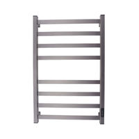 Полотенцесушитель электрический Маргроид Ferrum Вид 81/10 СНШ профильный (перекладины 30x10, 4+4) 80/50 Графит, скрытого монтажа, таймер справа — 4