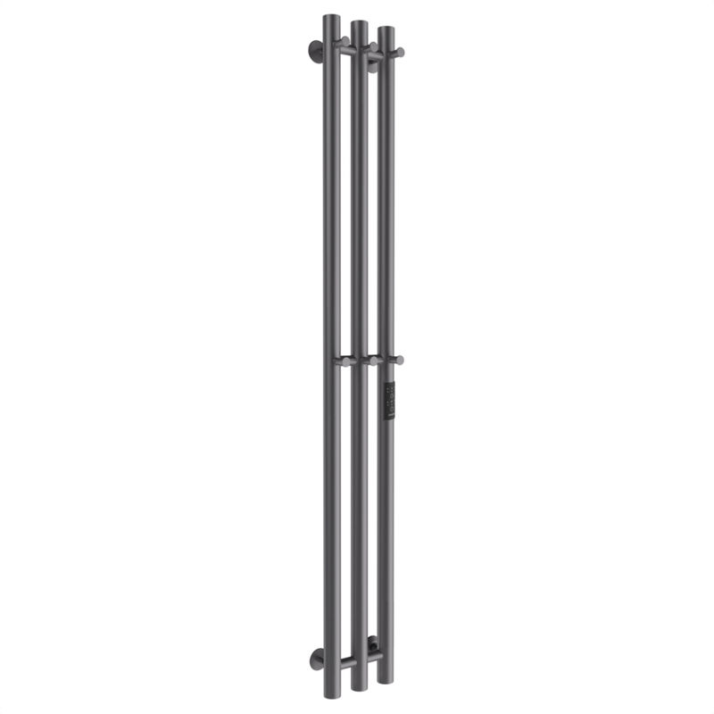 Маргроид Ferrum Inaro СНШ 150*6*12 Графит, скрытого монтажа, таймер справа (6 крючков)