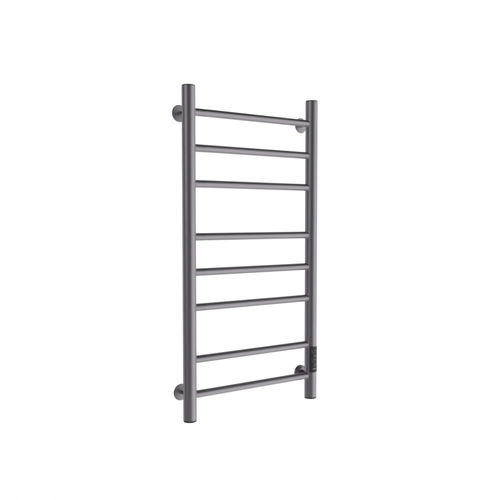 Полотенцесушитель электрический Маргроид Ferrum Вид 10 СНШ 80/40 Графит, скрытого монтажа, таймер справа