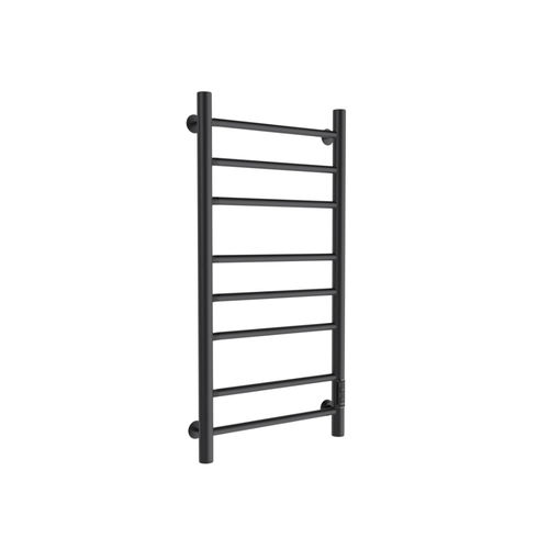 Полотенцесушитель электрический Маргроид Ferrum Вид 10 СНШ 80/40 Черный матовый, скрытого монтажа, таймер справа