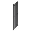 Маргроид Ferrum Inaro Cascade 30*10 СНШ профильный 120*5*20 Черный матовый, скрытого монтажа, таймер справа