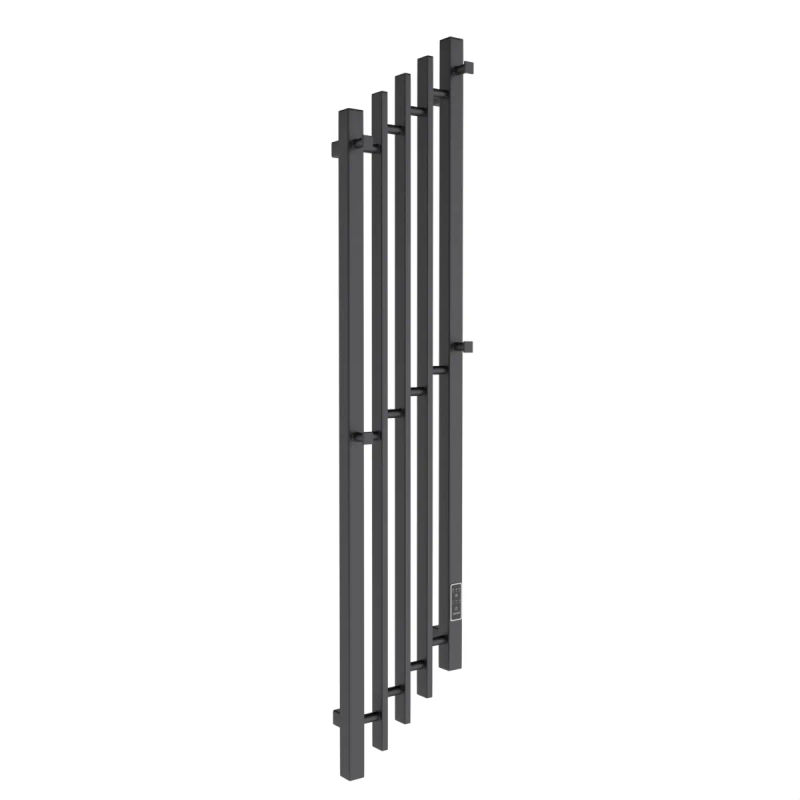 Маргроид Ferrum Inaro Cascade 30*10 СНШ профильный 120*5*20 Черный матовый, скрытого монтажа, таймер справа