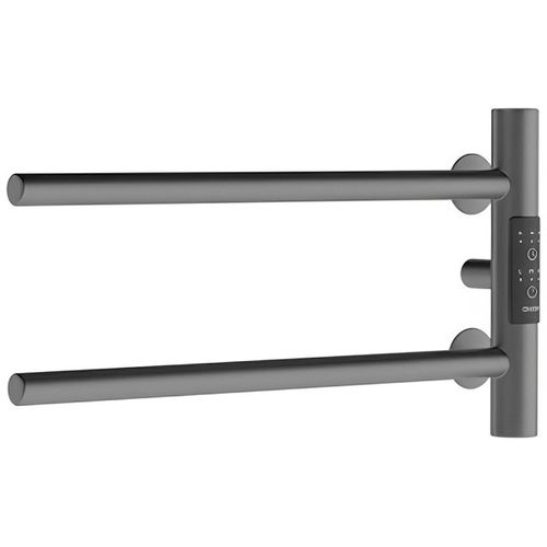 Полотенцесушитель электрический Маргроид Ferrum Cook СНШ 18×40 Графит, скрытого монтажа, таймер справа