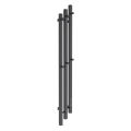 Маргроид Ferrum Inaro 3 Cascade СНШ профильный 150*6*12 Черный матовый, скрытого монтажа, таймер справа