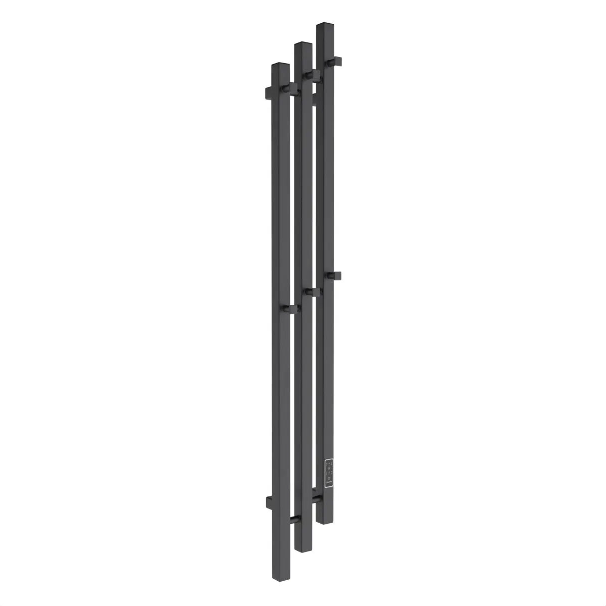 Маргроид Ferrum Inaro 3 Cascade СНШ профильный 150*6*12 Черный матовый, скрытого монтажа, таймер справа