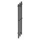 Маргроид Ferrum Inaro 3 Cascade СНШ профильный 150*6*12 Черный матовый, скрытого монтажа, таймер справа