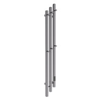 Полотенцесушитель электрический Маргроид Ferrum Inaro 3 Cascade СНШ профильный 150×6×12 Графит, скрытого монтажа, таймер справа — 1