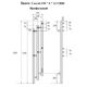 Маргроид Ferrum Inaro 3 Cascade СНШ профильный 150*6*12 Белый матовый, скрытого монтажа, таймер справа