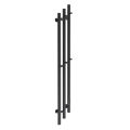 Маргроид Ferrum Inaro 3 Cascade СНШ 120*6*12 Черный матовый, скрытого монтажа, таймер справа