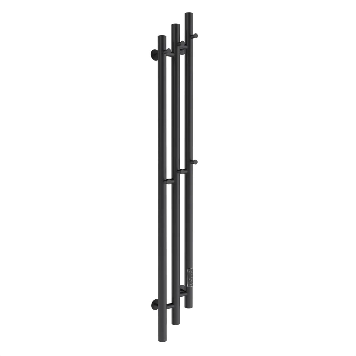 Маргроид Ferrum Inaro 3 Cascade СНШ 120*6*12 Черный матовый, скрытого монтажа, таймер справа