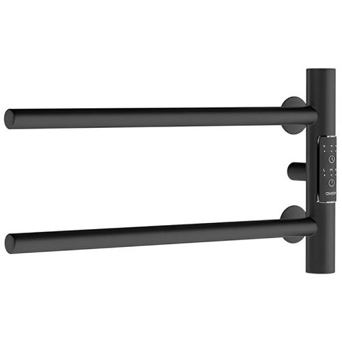 Полотенцесушитель электрический Маргроид Ferrum Cook СНШ 18×40 Черный матовый, скрытого монтажа, таймер справа