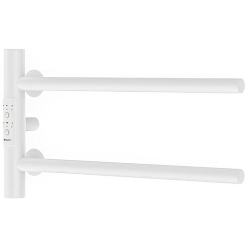 Полотенцесушитель электрический Маргроид Ferrum Cook СНШ 18×40 Белый матовый, скрытого монтажа, таймер слева