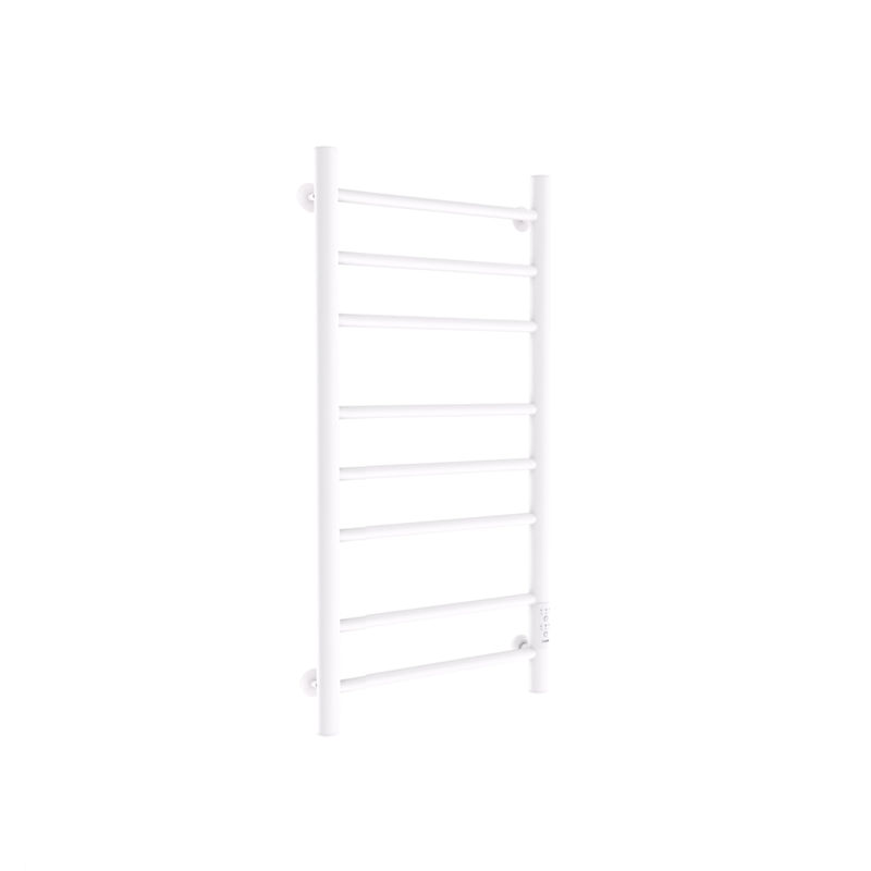 Полотенцесушитель электрический Маргроид Ferrum Вид 10 СНШ 80/40 Белый матовый, скрытого монтажа, таймер справа