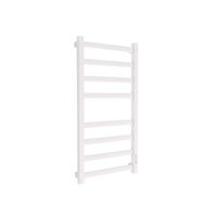 Полотенцесушитель электрический Маргроид Ferrum Вид 81/10 СНШ профильный (перекладины 30x10, 4+4) 80/40 Белый матовый, скрытого монтажа, таймер справа — 1