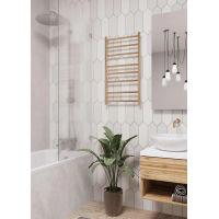 Полотенцесушитель электрический Маргроид Вид 10 СНШ 80/50 Золото, скрытого монтажа, таймер справа — 6