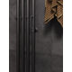 Маргроид Ferrum Inaro 4 СНШ 150*6*18 Черный матовый, скрытого монтажа, таймер справа (8 крючков)