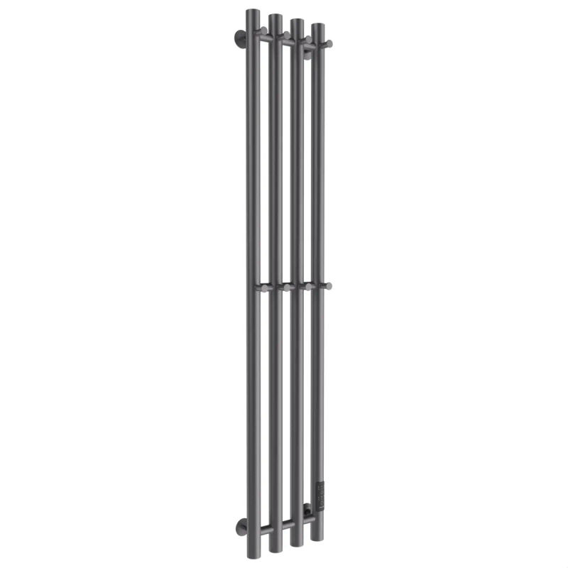Маргроид Ferrum Inaro 4 СНШ 120*6*18 Графит, скрытого монтажа, таймер справа (8 крючков)
