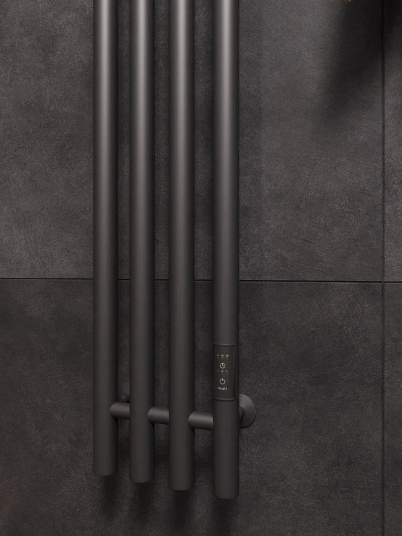 Маргроид Ferrum Inaro 4 СНШ 120*6*18 Графит, скрытого монтажа, таймер справа (8 крючков)