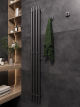Маргроид Ferrum Inaro 4 СНШ 150*6*18 Графит, скрытого монтажа, таймер справа (8 крючков)